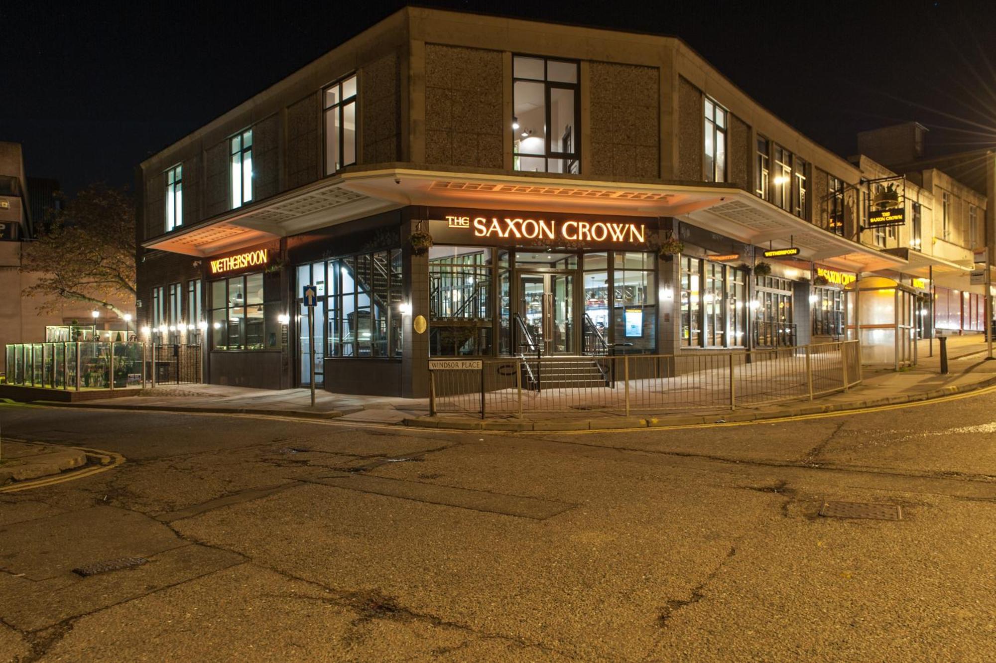 The Saxon Crown Wetherspoon Corby Extérieur photo